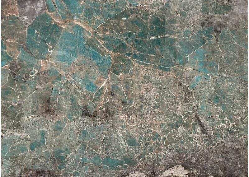 imagem de uma pedra de quartzo Amazonita