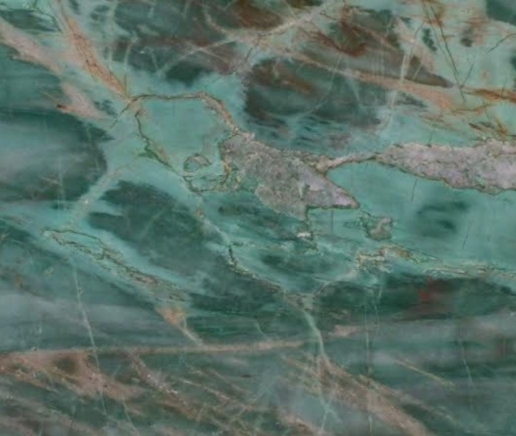 imagem de uma pedra de quartzo Botânico Green