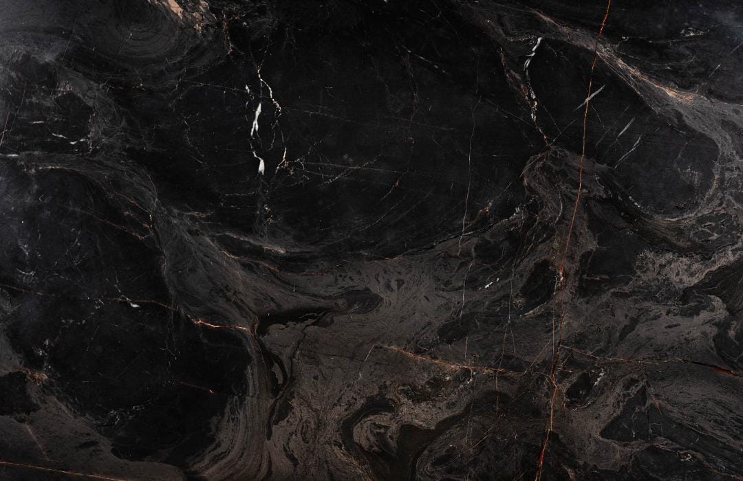 imagem de uma pedra de quartzo Preto Nero