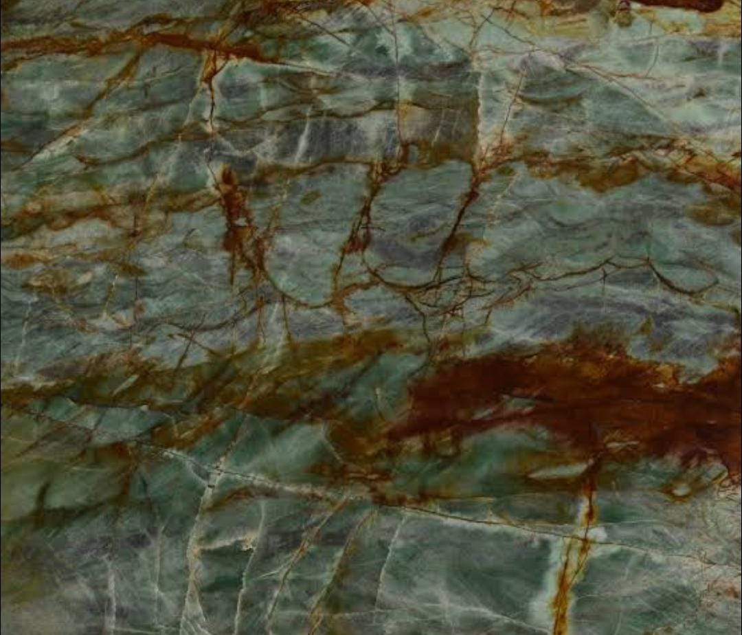 imagem de uma pedra de quartzo Verde Sauípe